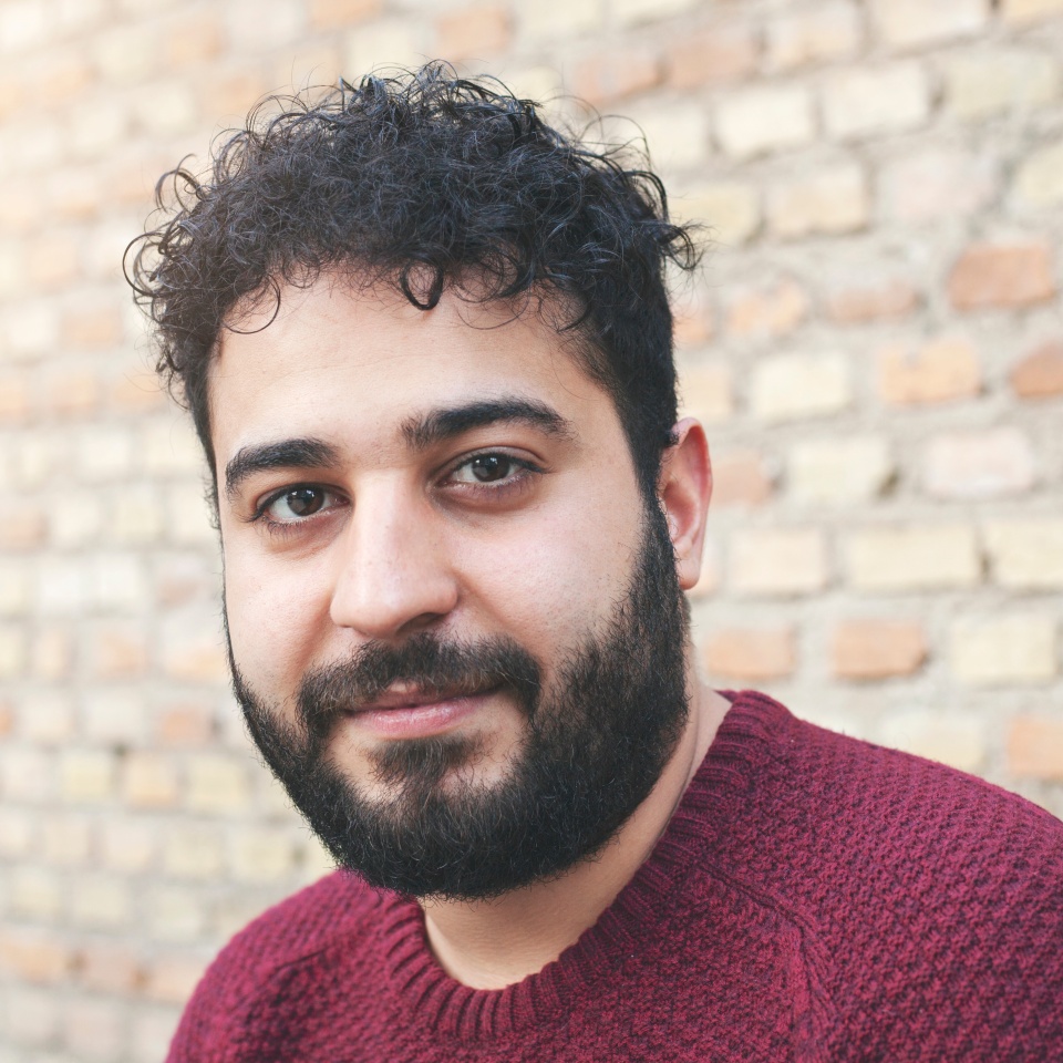 Cool handsome guy with beard.
