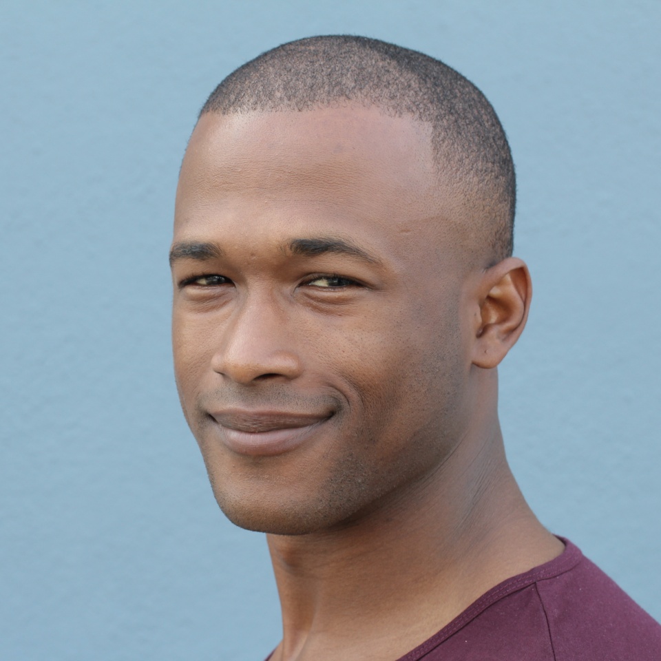 African american man smiling portrait